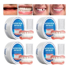 Set Pares Dientes Postizos Silicona Carillas