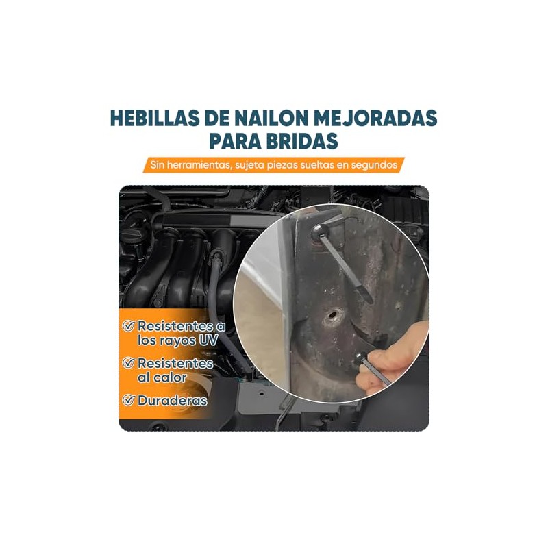 100PCS Cinchos de Plastico