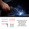 55 Pcs Set TIG Welding Consumables Ceramic Nozzle Heat Resistant