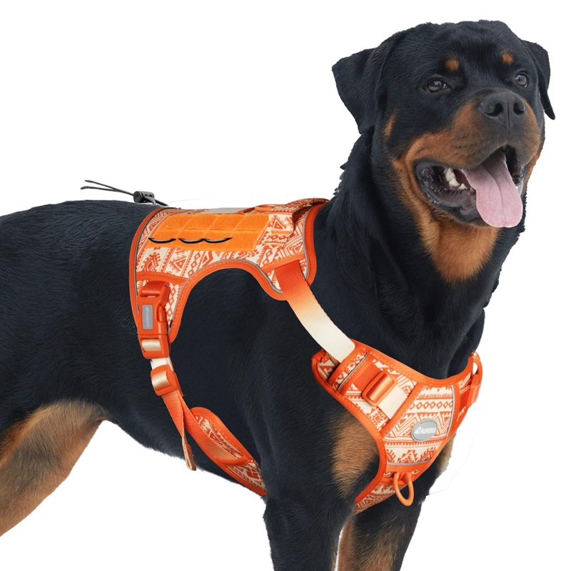 AUROTH Tactical Dog Harness for Large Dogs No Pull Adjustable
