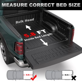 AUTOSTARSHIP Soft Roll Up Truck Bed Tonneau Cover Compatible for 14-18 Chevy Silverado/GMC Sierra 1500 (19 LD/LTD), 15-18 Silverado/Sierra 2500 3500 HD,Fleetside 8FT —96" (Reflective Style)