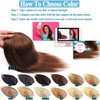POWERASIA Hair Toppers for Women Real Human Hair Extensions No