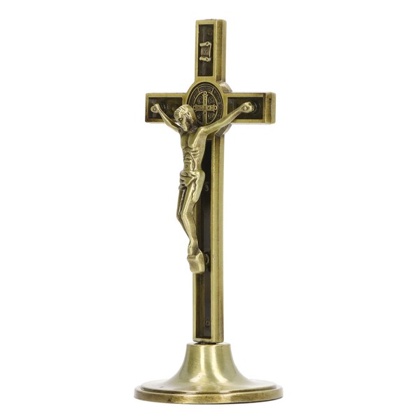 Asixxsix Mini Crucifix Wall Cross, 1.9 x 2 x 4.7