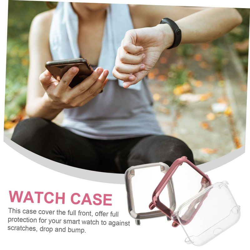 Gatuida 3pcs Tpu Smartwatch Protective Shells Fashionable Covers for Scratch