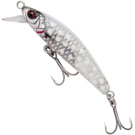 Savage Gear Gravity Minnow Wobbler, 5 cm, 8 g, Crystal White Glow