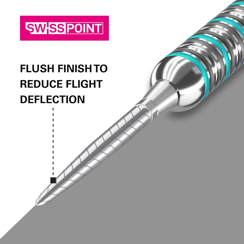 Target Darts Swiss Point Storm Dart Tips, Quartz (Pack of