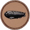 Zeppelin Patrol Patch - 2" Diameter Round Embroidered Patch (Sew-on)
