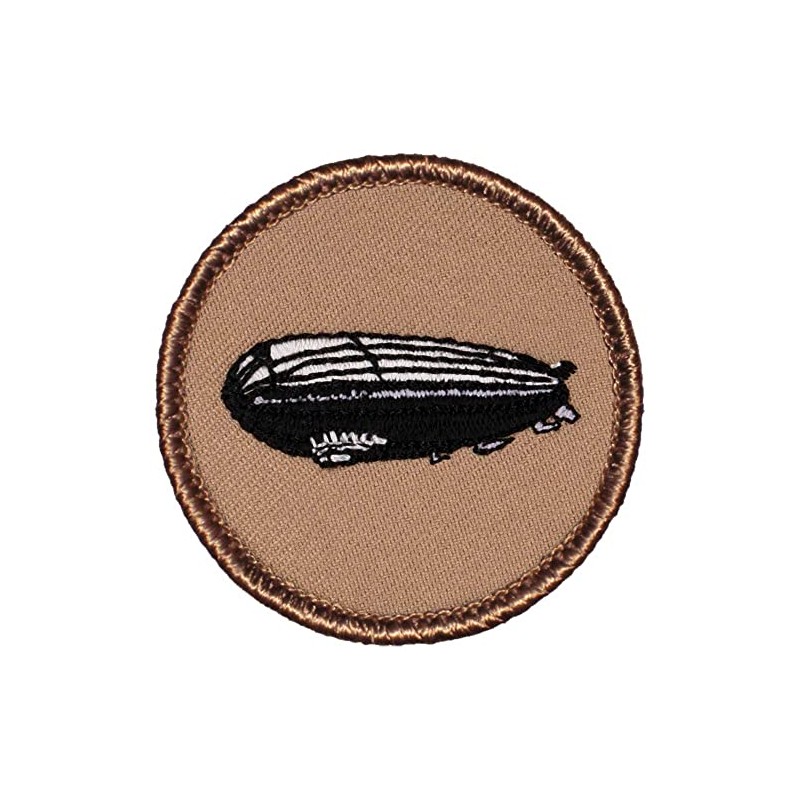 Zeppelin Patrol Patch - 2" Diameter Round Embroidered Patch (Sew-on)