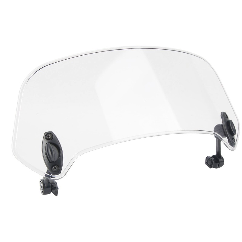 Motorcycle Windscreen Adjustable Clip On Windshield Universal Wind Deflector for