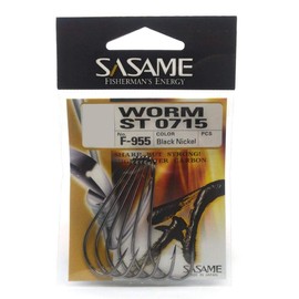Sasame FTM Fishing Tackle Max Worm ST 0715 Size 3/0 8380730 Worm Hook Cheburashka Hook DropShot Drop Shot Worm Hook Cheburashka Hook DropShot Drop Shot