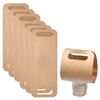 LiQunSweet 50 pcs Kraft Paper Cup Carrier Portable Disposable Holder