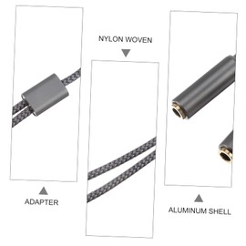 Angoily 4pcs Audio Splitter Adapter Cable for Headsets Cable Plated Connectors Flexible Design for Dual Headphone Connection