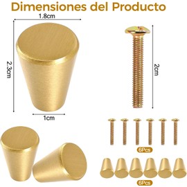 6 Pcs Tiradores para Cajones, Jaladeras