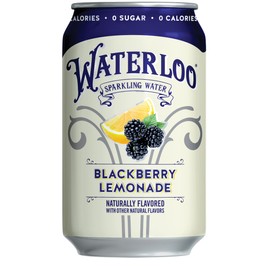 Waterloo Sparkling Water, Blackberry Lemonade Naturally Flavored, 12 Fl Oz Cans (Pack of 12) – Zero Calories and Zero Sugar or Sweeteners