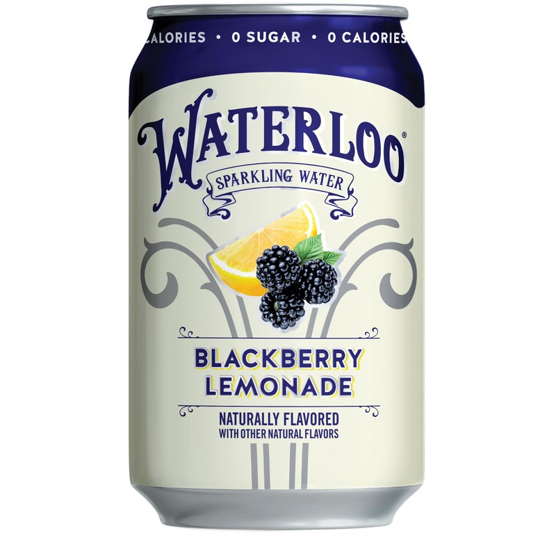 Waterloo Sparkling Water, Blackberry Lemonade Naturally Flavored, 12 Fl Oz