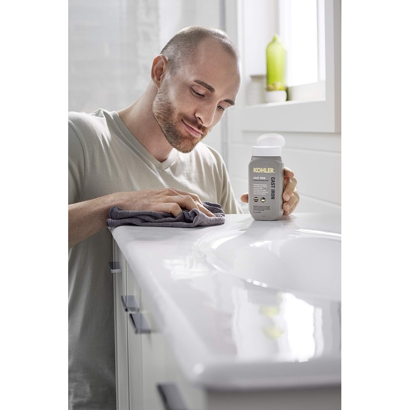 KOHLER K-23725-NA Cast Iron Cleaner, For Kitchen and Bathroom, 8