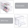 Smart Design Pull-Out Stackable Storage Bin -Tall - 9.8" D
