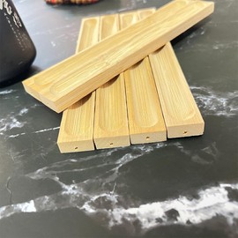 AIXXCUVQ Natural and Eco-Friendly Incense Burner for Mindful Living Bamboo Retro Natural Plain Wooden/Bamboo Sticks