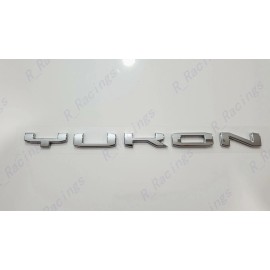 GMC 1PC Chrome Rear Tailgate Yukon Letter Emblem Fit 2021-2023 GMC Yukon Yukon XL