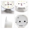 Children Cute Animal Dog/Cat Alarm Clock Silent Non-Ticking Quartz Desk