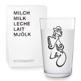 Ritzenhoff Next Milk Design Frosted Glass, Mark Andrew Webber, 2017 3500012