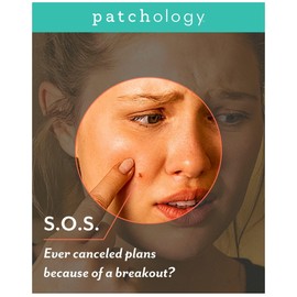 Patchology S.O.S. Overnight Acne Solution, Gel-to-Patch – Clarifying Liquid Patch – 2.9% Sulfur, 3% Niacinamide, Dries Clear, Fast Results, Makeup Safe, Pregnancy Safe, Face & Body Use