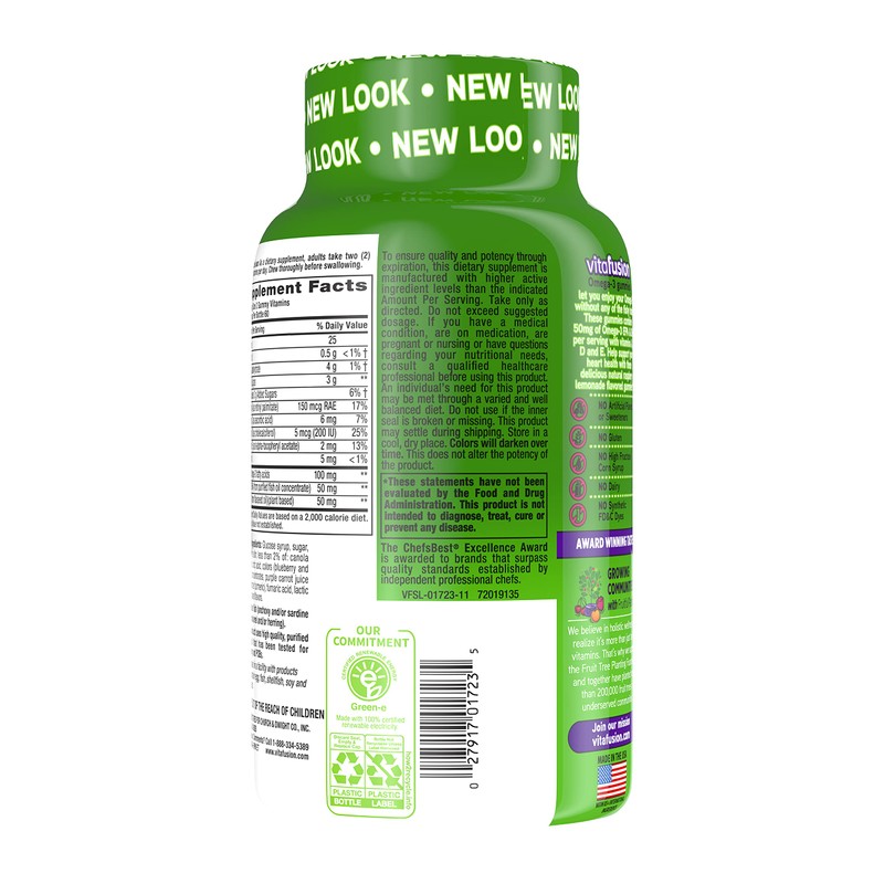 Vitafusion Omega-3 GTLvb Gummies - 120 Count (3 Pack) YzcrD