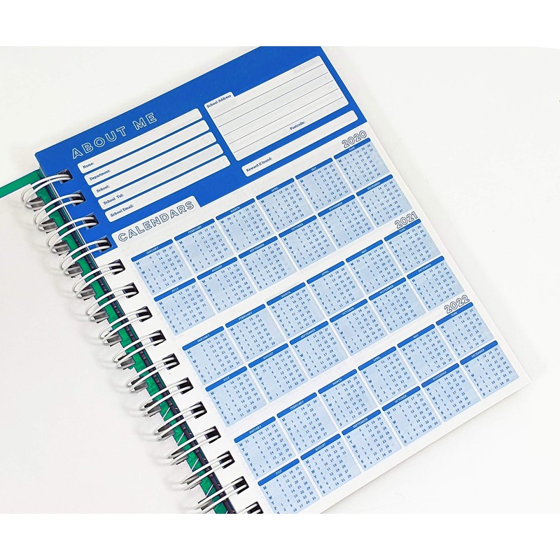 Teacher's A5 Academic Planner & Record with Durable Hardback Covers