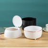 Plastic Trash can Creative Mini Desktop Trash can, with lid