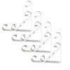 KKlewu Set of 4 Iron Brackets Shelf Brackets Shelf L