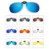 Clip On Sunglasses Sun Protection Anti-glare UV Protection Polarized Clip
