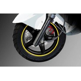 Bike Parts Center 901803 Rim Sticker 10" Yellow