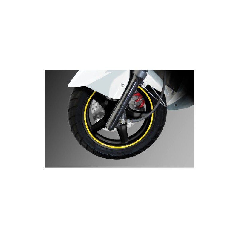 Bike Parts Center 901803 Rim Sticker 10" Yellow