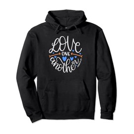 John 13:34 Love One Another Christian Apparel Gift Pullover Hoodie