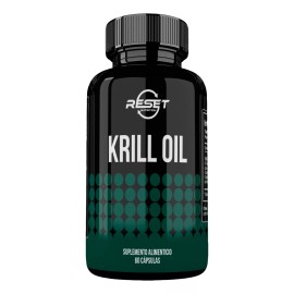 Reset Nutrition Krill Oil Omega 3 6 9 Plus 60 Cápsulas Aceite de Krill Suplemento Alimenticio para Salud Cardiovascular Control Colesterol Salud Cerebral Memoria y Enfoque