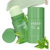 2 Stück Green Mask Stick,Green Tea Deep Cleanse Mask,Tiefenreinigende Gesichtsmaske Moisturizing Nourishing Skin, Tiefenreinigung zur Ölkontrolle zur Porenverkleinerung