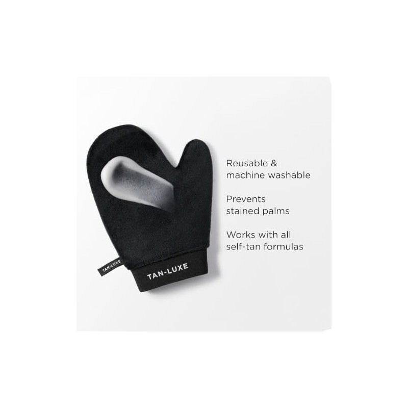 Tan-Luxe The Mitt Ultra-Soft Reusable Self-Tan Applicator Mitt for Streak-Free