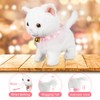 YANGUN Interactive Plush Toy Cat, Cuddly Toy Cat, White, Realistic