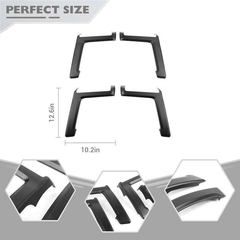 JeCar 4pcs for 4Runner Interior Door Handle Cover Trim for