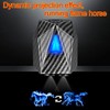 LZLRUN Animated Projection Welcome Light, Running Ice Fire Horse Door