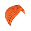 NYFASHION101 Women's One Size Classic Turban Headband MK5016-Orange
