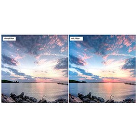 72 mm Professional Gradient Filter Blue Colour Filter Graduated 72 mm dHD Digital