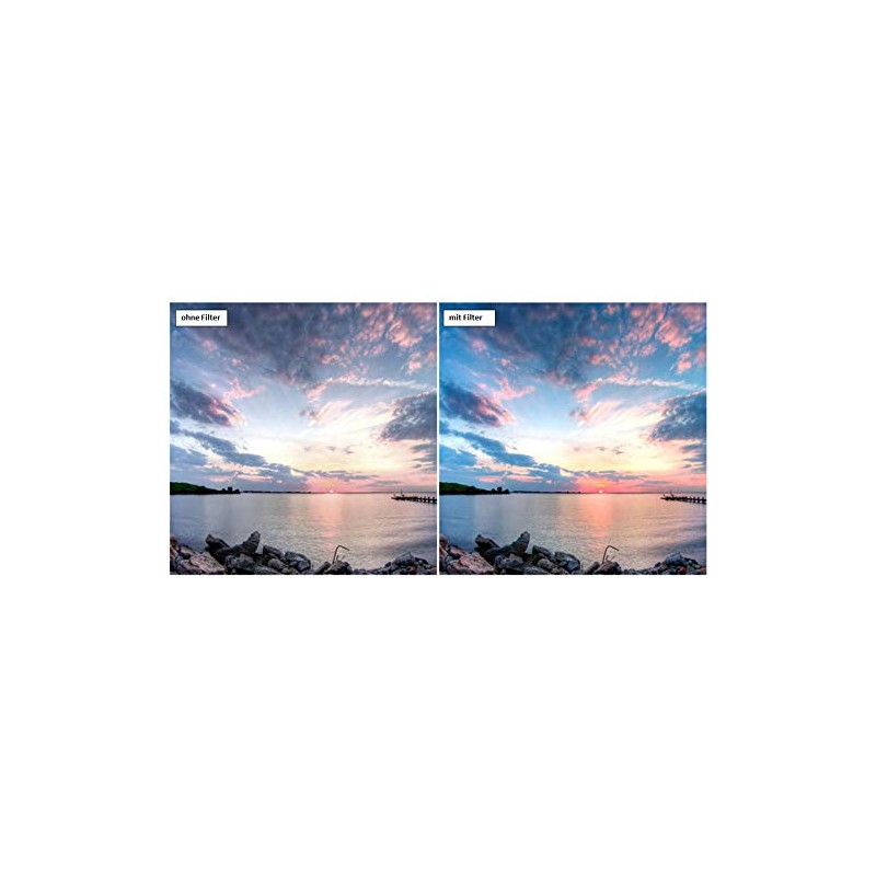 72 mm Professional Gradient Filter Blue Colour Filter Graduated 72