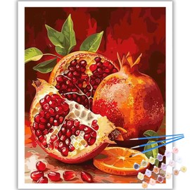 Paint by Numbers, Fruit Paint by Numbers Adult Kit, Fruit Paint by Number Kit for Gifts and Home Decorate (16x20Inch)