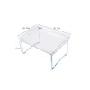 Teensery Clear Acrylic Cabinet Shelf Foldable Kitchen Counter Shelf Rack