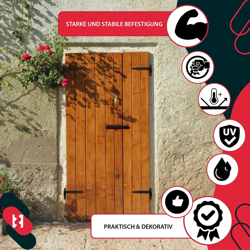 KOTARBAU® Shutter Hinge Hinge Tape Roll Ball Gate Hinge Door