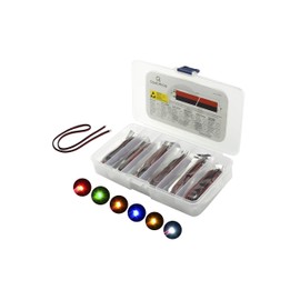 Quadrios GmbH SMD-LED Construction 0603 with Strands Colours Red Green Yellow Blue White Amber Assortment 30 Pieces