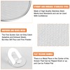 3-Pack Splatter Screens for Frying Pan - Stainless Steel Grease