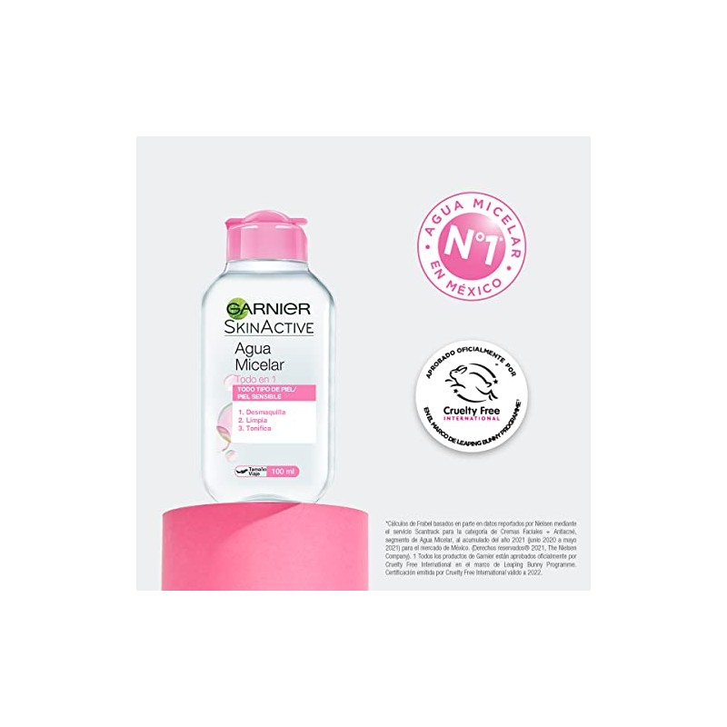 Garnier Active Agua Micelar Desmaquillante para Todo Tipo de Piel