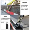 Heavy-Duty Trailer Stake Pocket D Rings with Anti-Loss Cord, Adjustable
